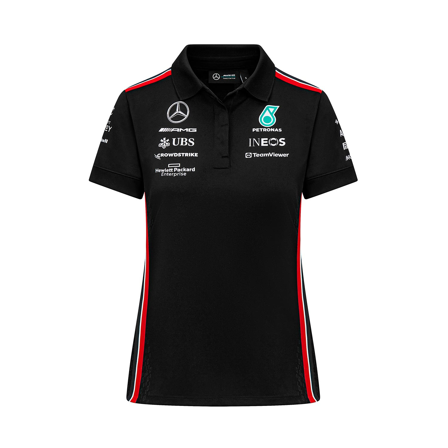 Polo Femme Team Black Mercedes Amg F Noir V Tements Polos Quipes