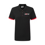 Polo femme GR Logo Toyota Gazoo Racing noir