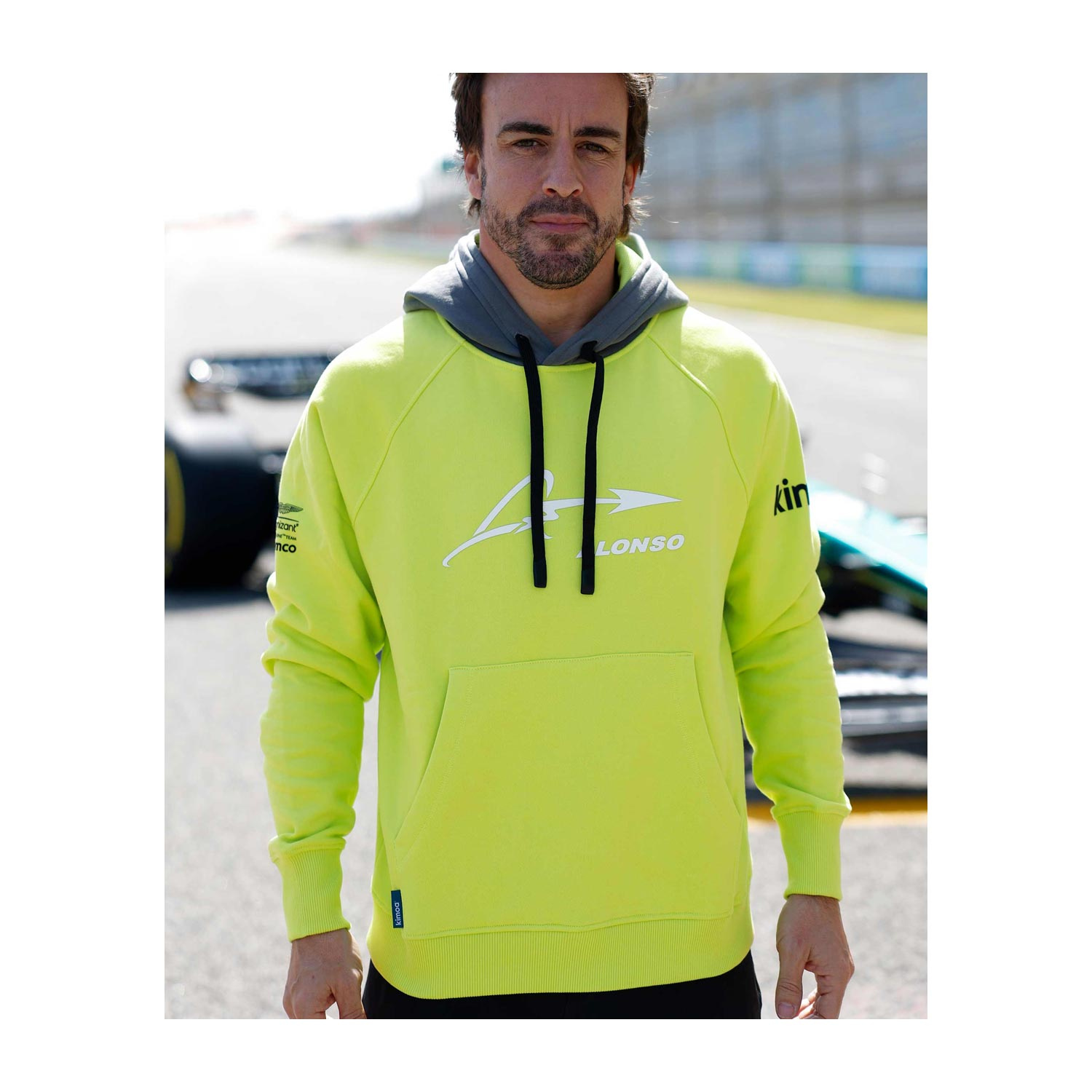 Sweat à capuche homme Alonso Kimoa Aston Martin F1 2023 Vêtements