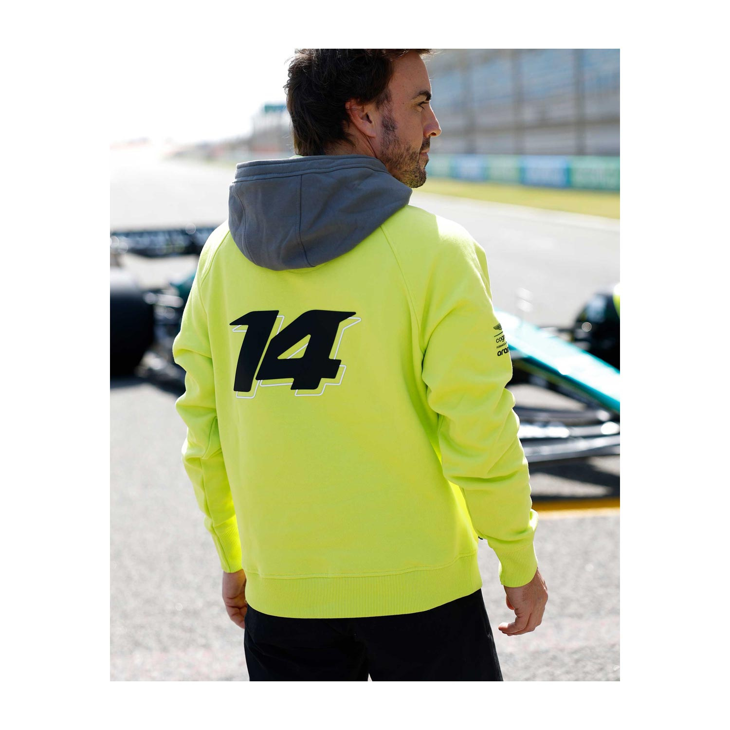 Sweat à capuche homme Alonso Kimoa Aston Martin F1 2023 Vêtements