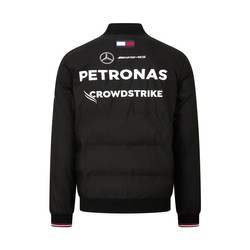 Blouson aviateur de l'équipe Mercedes AMG F1 2024 pour hommes