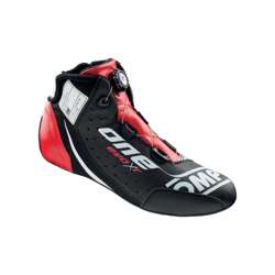 Bottines OMP FIA One EVO X R Noir/Rouge