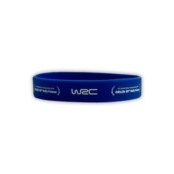 Bracelet en silicone Rally Poland WRC 2024 bleu