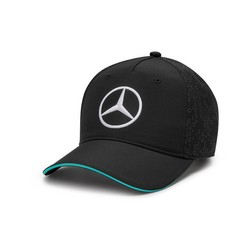 Casquette baseball enfant noire Team Mercedes AMG F1 2024