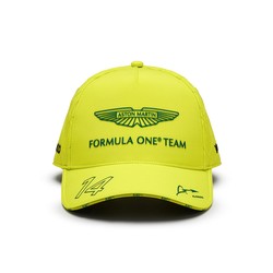 Casquette baseball homme Alonso vert citron Aston Martin F1 2024