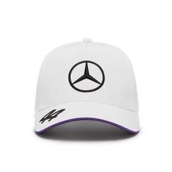 Casquette baseball homme Lewis Hamilton Team Blanc Mercedes AMG F1 2024