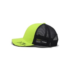 Casquette de baseball Alonso Kimoa Aston Martin F1 vert citron