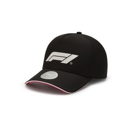 Casquette de baseball Formule 1 2024 noire avec logo