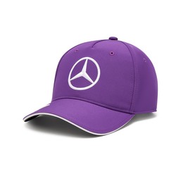 Casquette enfant Lewis Hamilton Mercedes AMG F1 2024 violette