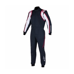 Combinaison FIA Alpinestars GP RACE V2 noir-rouge