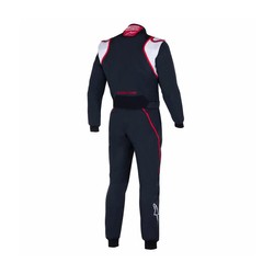 Combinaison FIA Alpinestars GP RACE V2 noir-rouge