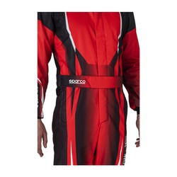 Combinaison FIA Sparco Prime K 8877-2022 noir-rouge