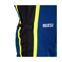 Ensemble enfant de karting  Sparco KERB MY20 bleu-vert (CIK-FIA)