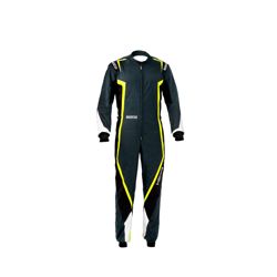 Ensemble enfant de karting  Sparco KERB MY20 gris-jaune (CIK-FIA)