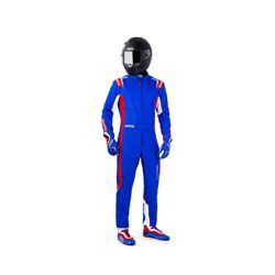 Ensemble enfant de karting Sparco THUNDER MY20 bleu (CIK-FIA)