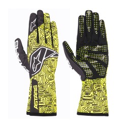 Gants de karting Alpinestars TECH-1 K RACE V2 VERTICAL jaune