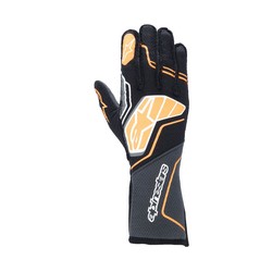 Les gants de course Alpinestars Tech-1 ZX V4 orange (FIA)