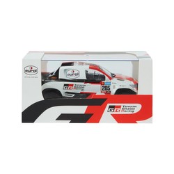 Maquette de voiture 1:24 Dakar HILUX T1+ Toyota Gazoo Racing