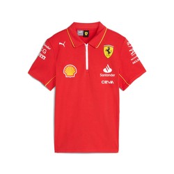 Polo enfant Team Ferrari F1 2024 rouge