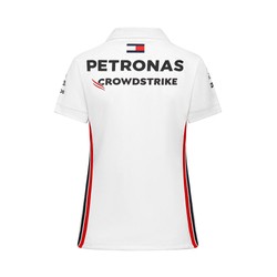 Polo femme Team blanc Mercedes AMG F1 