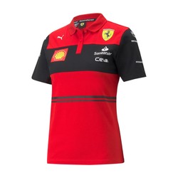 Polo femme rouge Team Ferrari F1 