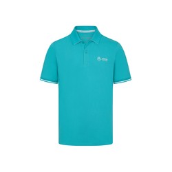 Polo homme Mercedes AMG F1 2024 bleu sarcelle