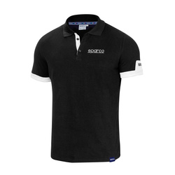 Polo homme Sparco CORPORATE noir