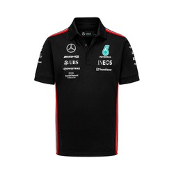 Polo homme Team Black Mercedes AMG F1 