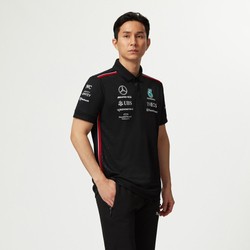 Polo homme Team Black Mercedes AMG F1 