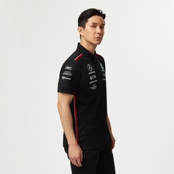 Polo homme Team Black Mercedes AMG F1 