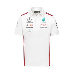 Polo homme Team blanc Mercedes AMG F1 