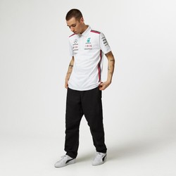 Polo homme Team blanc Mercedes AMG F1 