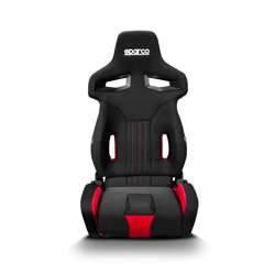 Siège baquet Sparco R333 MY21 noir/rouge