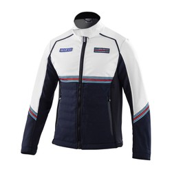 Softshell Sparco Martini Racing bleu marine/blanc