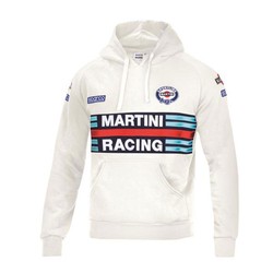 Sweat Homme Capuche Sparco Martini white