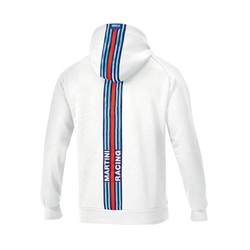 Sweat Homme Capuche Stripe Sparco Martini Racing blanc