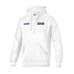 Sweat Homme Capuche Stripe Sparco Martini Racing blanc