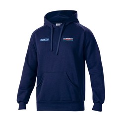 Sweat Homme Capuche Stripe Sparco Martini Racing bleu marine