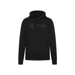 Sweat à capuche pour homme Mercedes AMG F1 2024 avec logo furtif