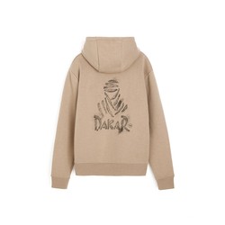 Sweat capuche Dakar DKR ZIP H24 beige