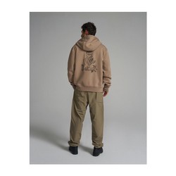 Sweat capuche Dakar DKR ZIP H24 beige