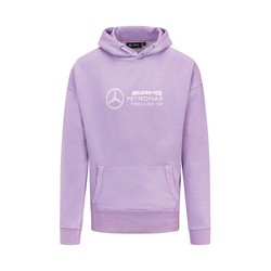 Sweat capuche Retro Hoodie Lilac Mercedes AMG F1 