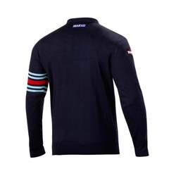 Sweat homme Sparco Martini Crew Neck bleu marine