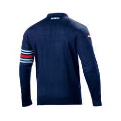 Sweat homme Sparco Martini Crew bleu marine