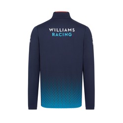 Sweat-shirt de l&#39;équipe à fermeture éclair 1/4 Williams Racing 2024 pour hommes
