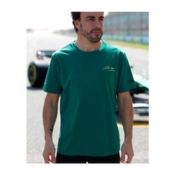 T-shirt enfant Alonso Kimoa Aston Martin F1 vert