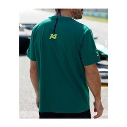 T-shirt enfant Alonso Kimoa Aston Martin F1 vert