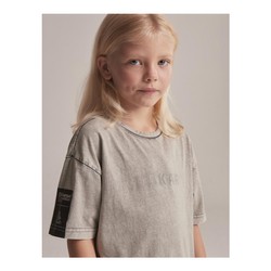 T-shirt enfant Dakar DKR K WASH 01 gris