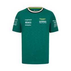 T-shirt enfant vert Alonso Aston Martin F1 2024