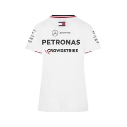 T-shirt femme blanc Mercedes AMG F1 Team 